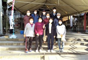 【2020年11月1日(日)】大宮神社清掃奉仕ボランティア 活動風景写真1