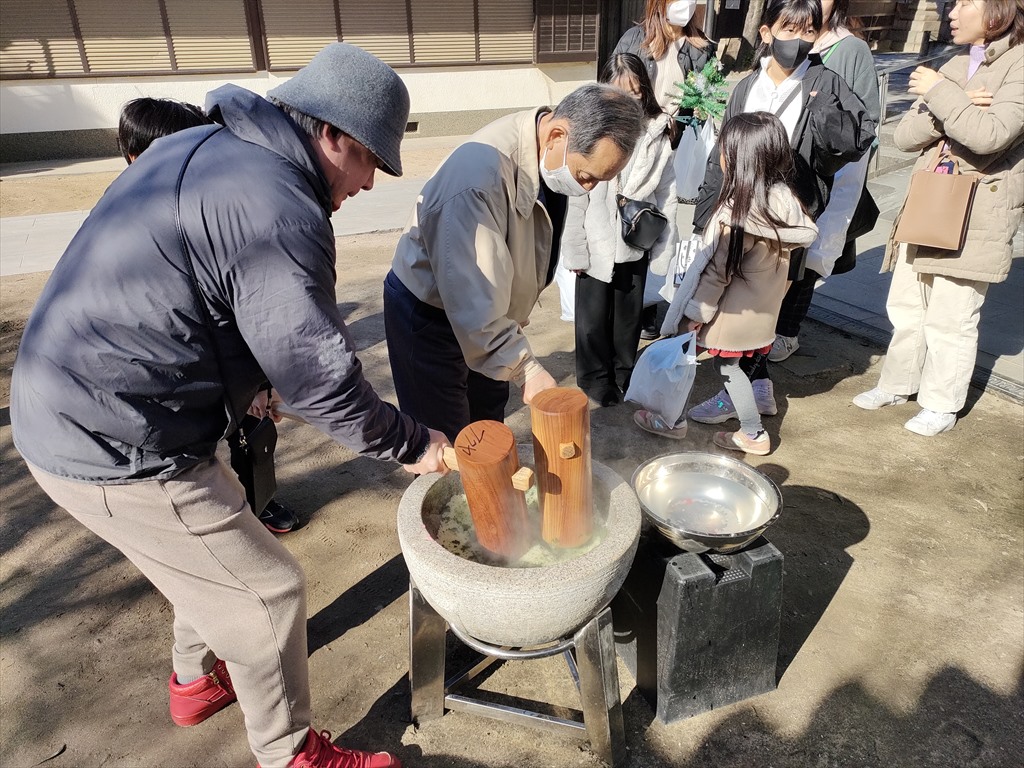 231217お餅つき